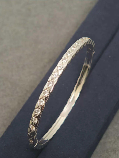 Chanel Coco Crush Diamond Silver Bracelet