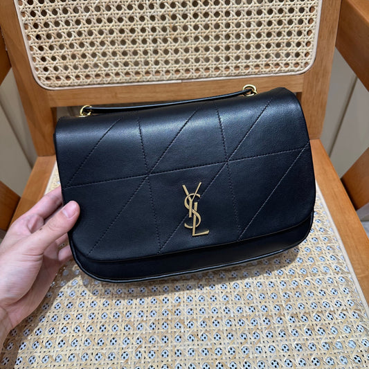 YSL Shoulder Bag 25 Black Calfskin