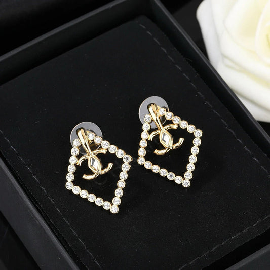 CC Mini Gorgeous Gold Diamond Earring