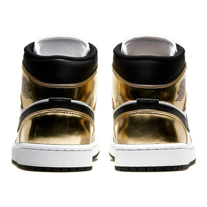 Jordan 1 Mid Metallic Gold Sneakers - Hype Release | Trending Sneakers