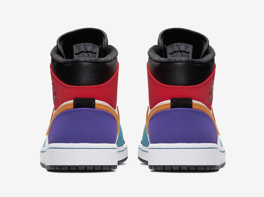 Jordan 1 Mid Multicolor 554724 Sneakers - Fresh Drop | Must-Cop