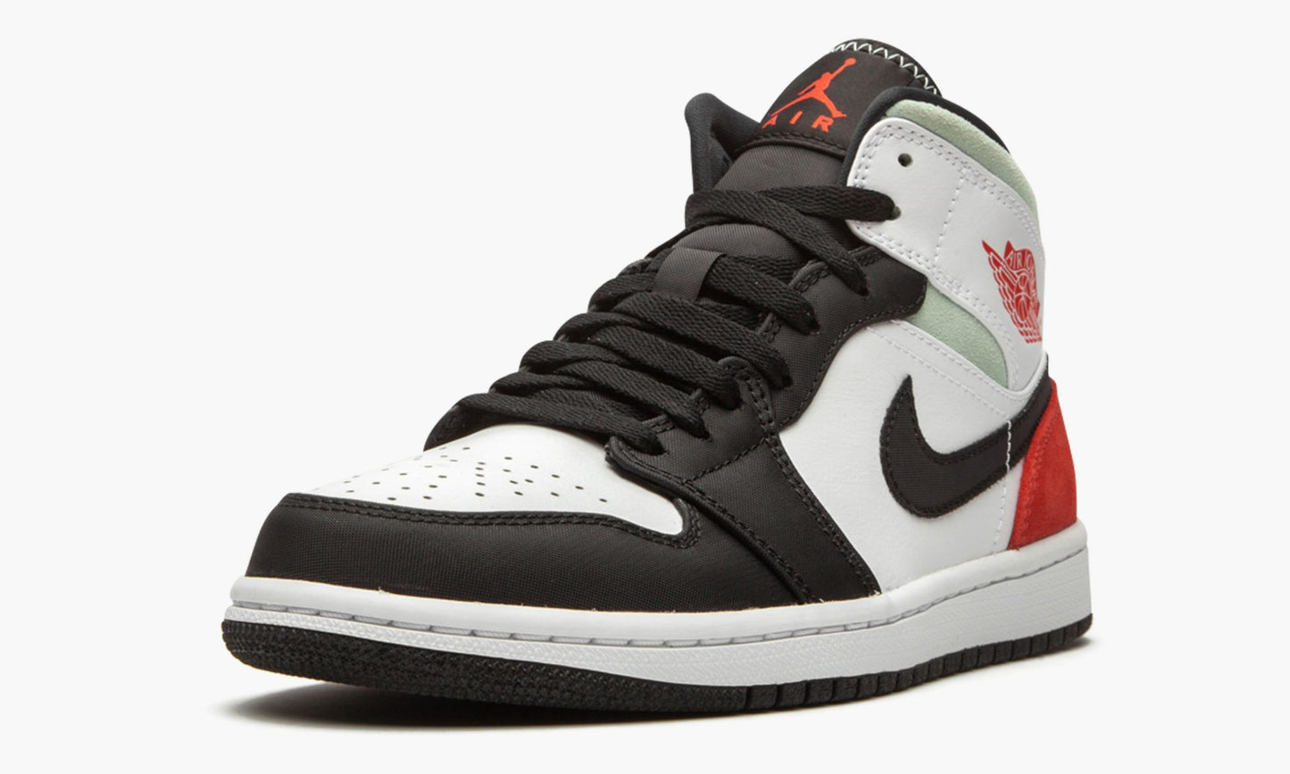 Jordan 1 Mid SE “Red Grey Black Toe” Sneakers - Prime Pick