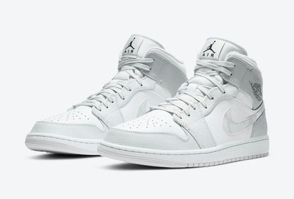Jordan 1 MID SE GS Grey Camo Swoosh DC9035 Sneakers - Hype Release