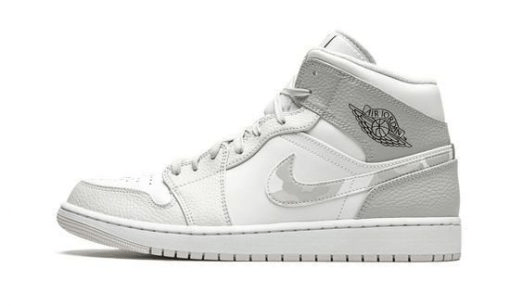 Jordan 1 Mid White Camo Sneakers - All-Day Comfort | Exclusive Drop