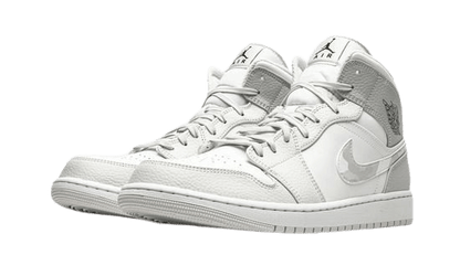 Jordan 1 Mid White Camo Sneakers - Modern Classic | Sought-After