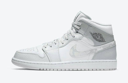Jordan 1 Mid White Camo Sneakers - Retro Runner | New Arrival