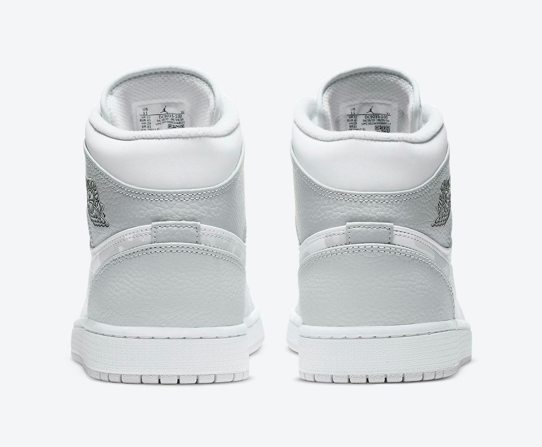 Jordan 1 Mid White Camo Sneakers - Signature Series | Must-Cop