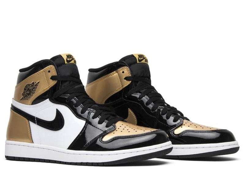 Jordan 1 Retro High NRG Gold Toe Sneakers - Collaboration Release