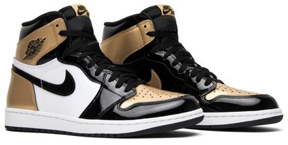 Jordan 1 Retro High NRG Gold Toe Sneakers - Collaboration Release