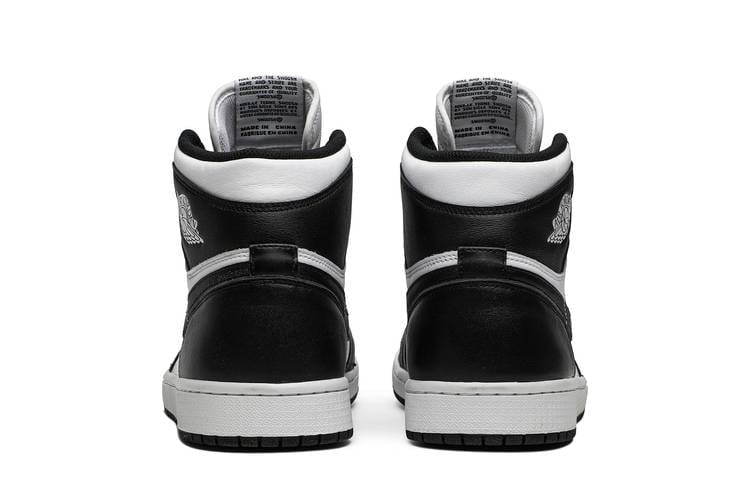 Jordan 1 Retro High OG Black White Sneakers - Limited Edition