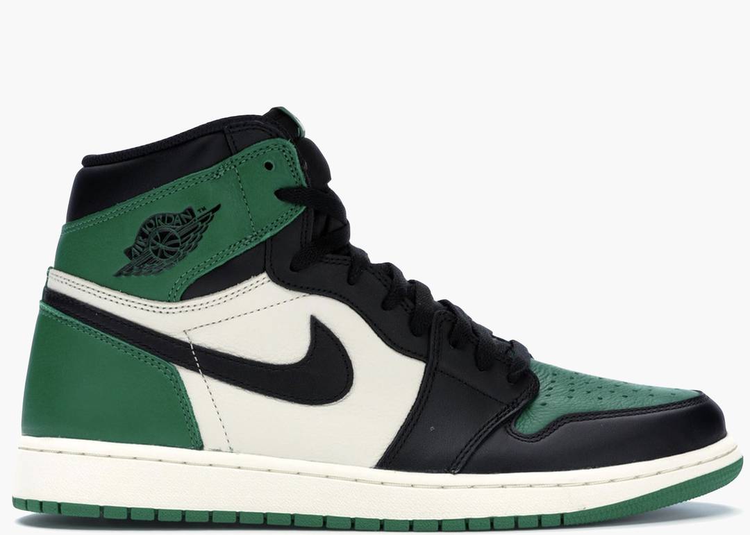 Jordan 1 Retro High OG Pine Green Sneakers - Retro Classic
