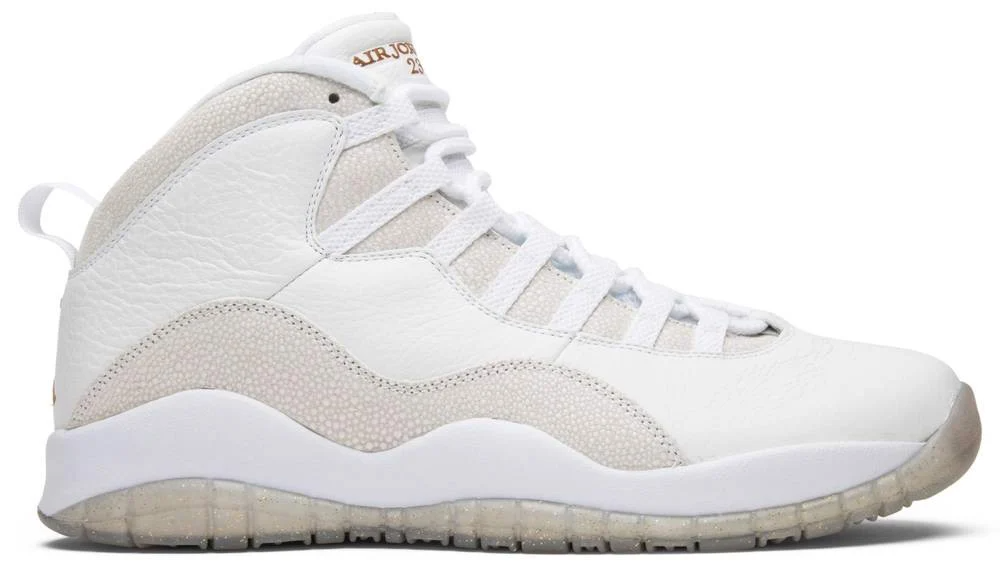 Jordan 10 Retro Drake OVO White Sneakers - Modern Classic
