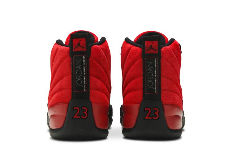 Jordan 12 Retro Reverse Flu Game Sneakers - Signature Series