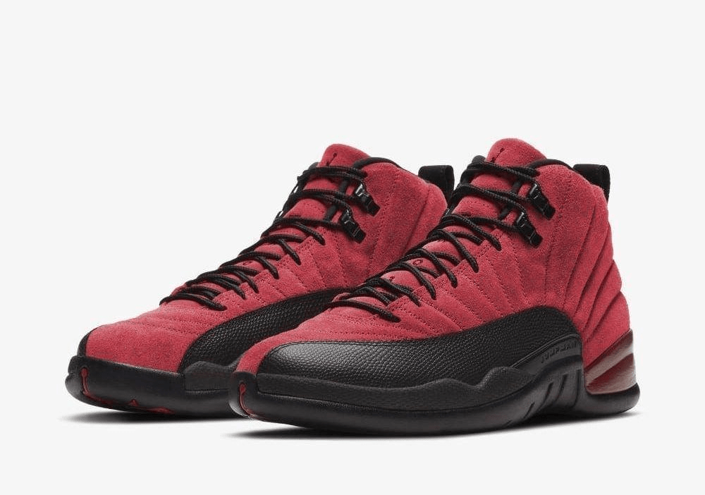 Jordan 12 Retro Reverse Flu Game Sneakers - Court Classic