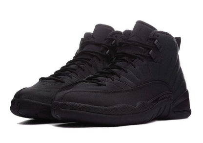 Jordan 12 Retro Winterized Triple Black Sneakers - Archive Edition