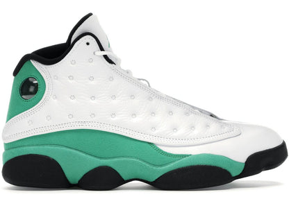 Jordan 13 Retro White Lucky Green Sneakers - Signature Series
