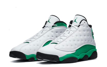 Jordan 13 Retro White Lucky Green Sneakers - All-Day Comfort