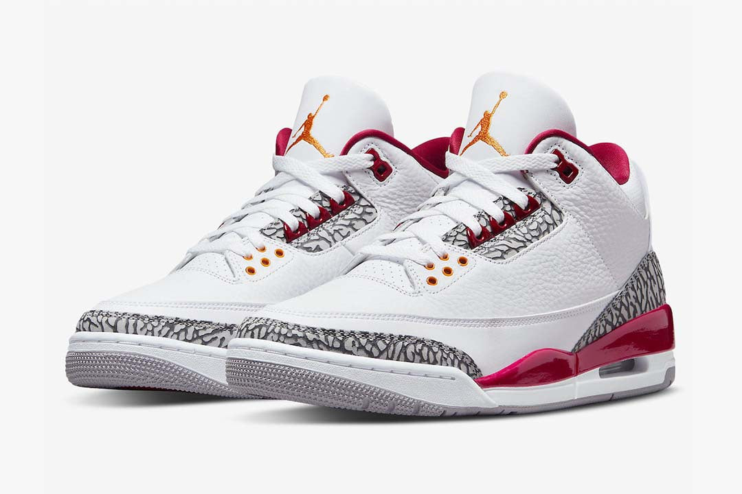Jordan 3 Retro Cardinal Red Sneakers - Hype Release | Drop of the Season