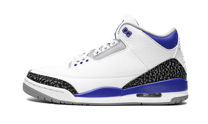 Jordan 3 Retro Racer Blue Sneakers - Cushioned Stride | Fan Favorite