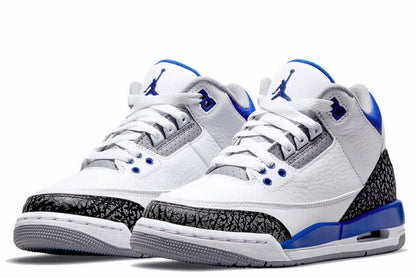 Jordan 3 Retro Racer Blue CT8532 Sneakers - Hall of Fame
