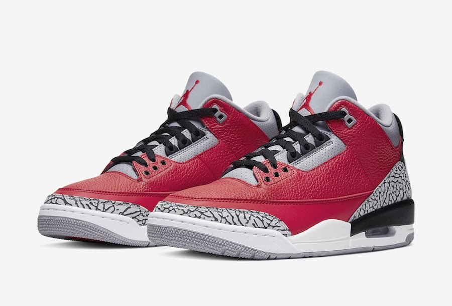 Jordan 3 Retro Red Cement Sneakers - Collector's Edition