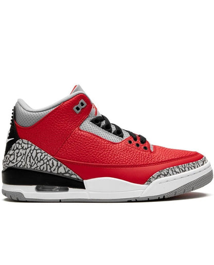 Jordan 3 Retro Red Cement Sneakers - Collector's Edition