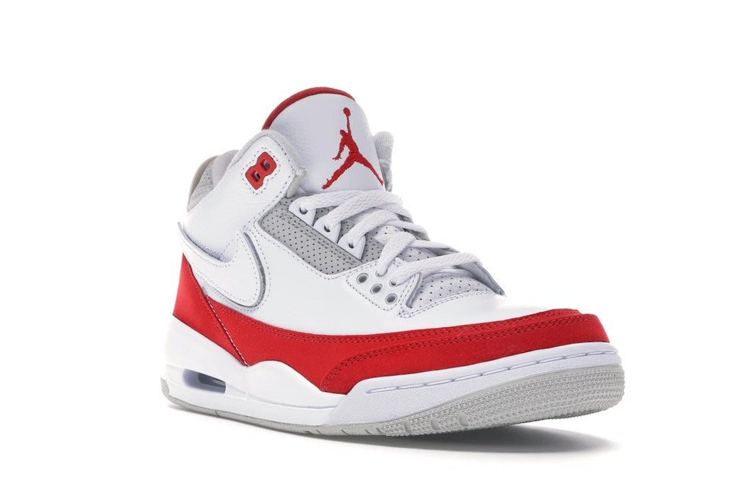 Jordan 3 Retro Tinker White University Red Sneakers - Archive Edition