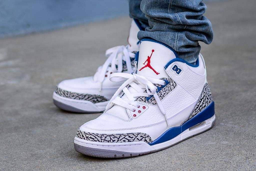 Jordan 3 Retro True Blue Sneakers - Basketball Legend | Street Style