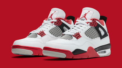 Jordan 4 Fire Red 2020 Sneakers - Vintage Inspired | Colorway of the Year