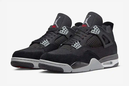 Jordan 4 Retro Black Canvas Sneakers - All-Day Comfort | Colorway of the Year