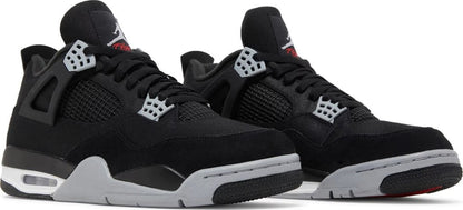 Jordan 4 Retro Black Canvas Sneakers - All-Day Comfort | Colorway of the Year