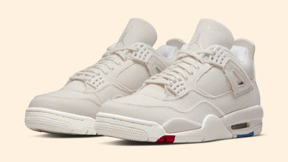 Jordan 4 Retro Blank Canvas Sneakers - Court Classic | Premium Footwear