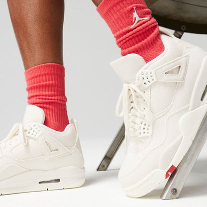 Jordan 4 Retro Blank Canvas Sneakers - Court Classic | Premium Footwear