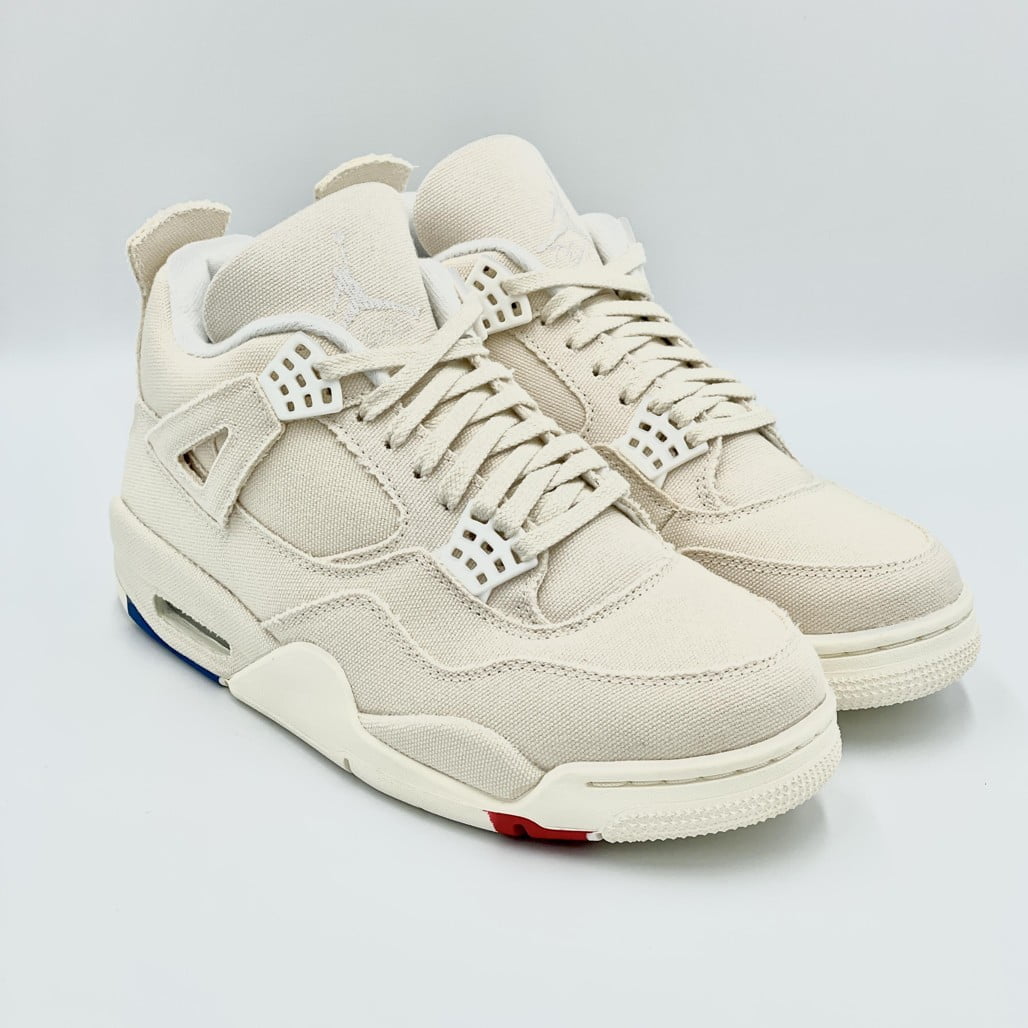 Jordan 4 Retro Blank Canvas Sneakers - Court Classic | Premium Footwear