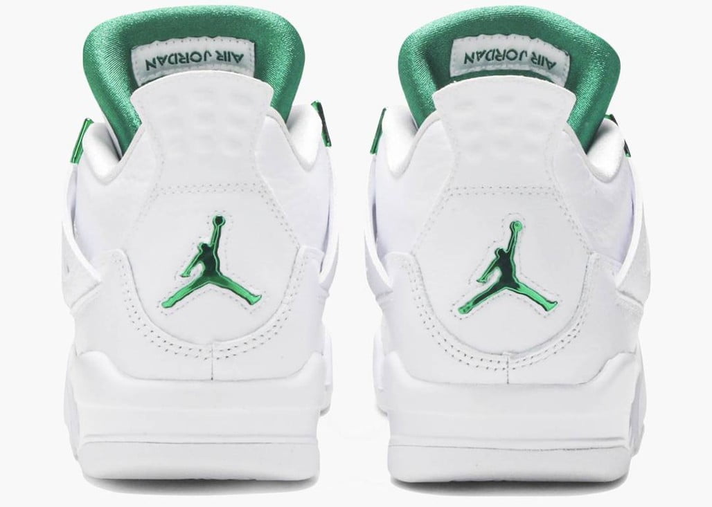 Jordan 4 Retro Golf Metallic Green Sneakers - Head-Turner