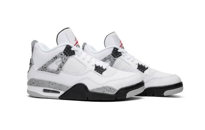 Jordan 4 Retro Golf White Cement Sneakers - Signature Series