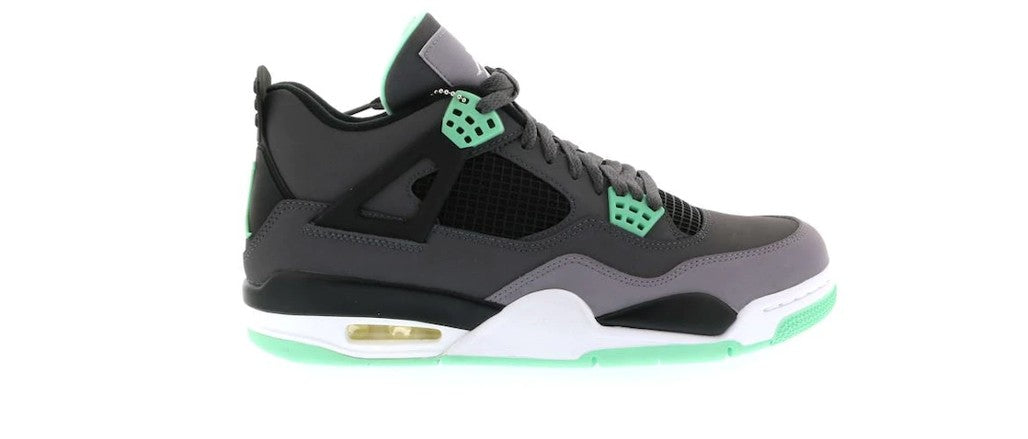 Jordan 4 Retro Green Glow Sneakers - Collector's Edition