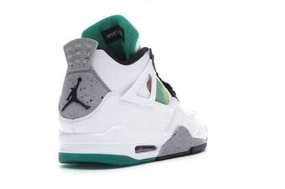 Jordan 4 Retro Lucid Green Rasta Sneakers - Signature Series