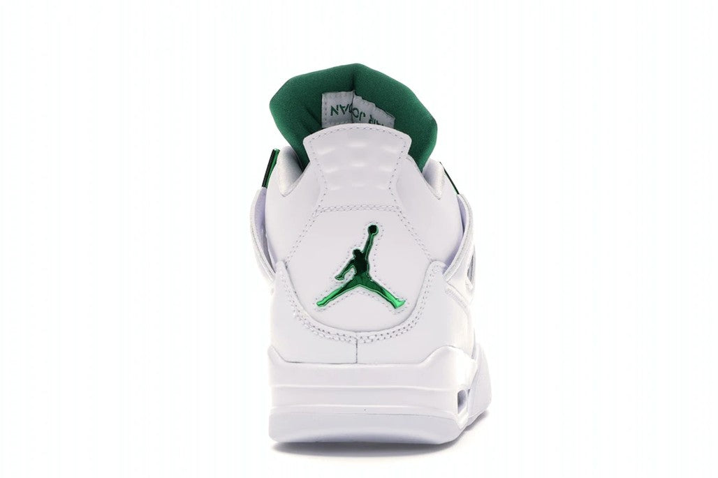 Jordan 4 Retro Metallic Green Sneakers - Authentic | Silhouette King
