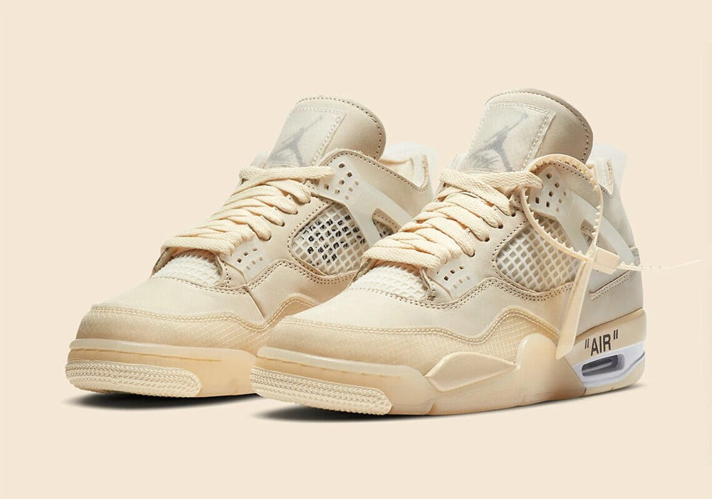 Jordan 4 Retro Off-White Sail Sneakers - Streetwear Essential