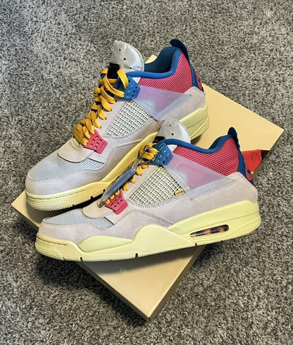 Jordan 4 Retro Union Guava Ice Sneakers - Collaboration Release