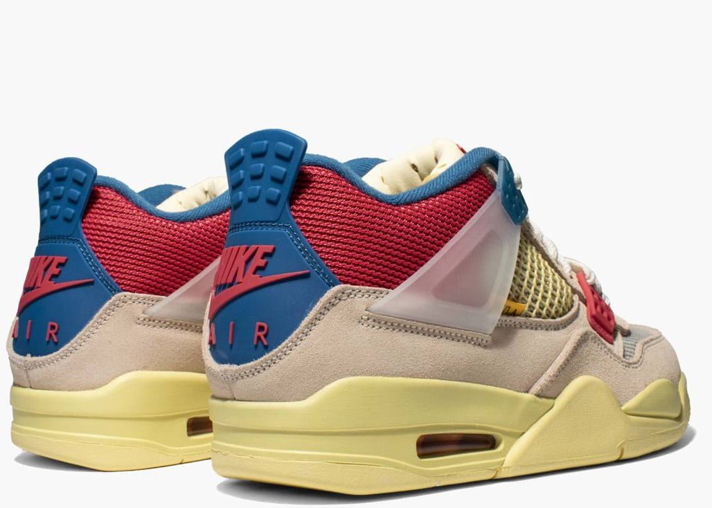 Jordan 4 Retro Union Guava Ice Sneakers - Collaboration Release