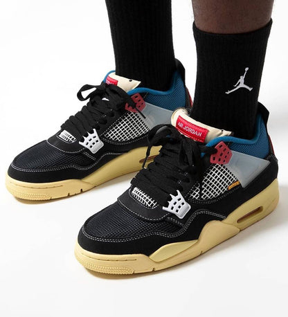 Jordan 4 Retro Union Off Noir Sneakers - Hype Release | Coveted Pair