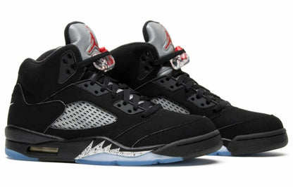Jordan 5 Retro Black Metallic Sneakers - Cushioned Stride