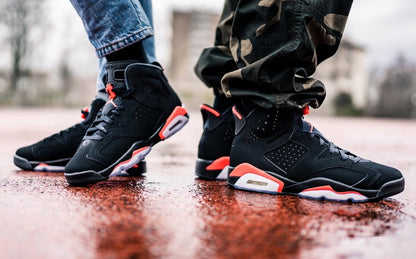 Jordan 6 Retro Black Infrared Sneakers - Modern Classic