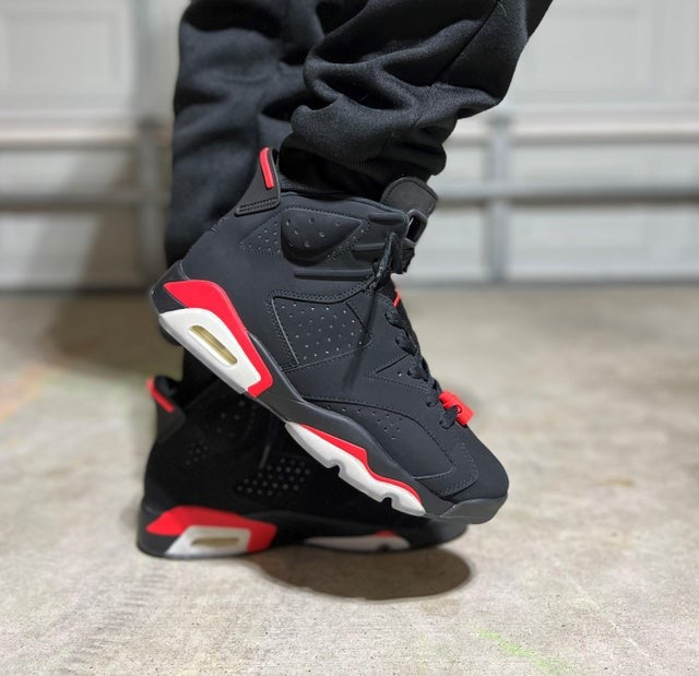 Jordan 6 Retro Black Infrared Sneakers - Modern Classic