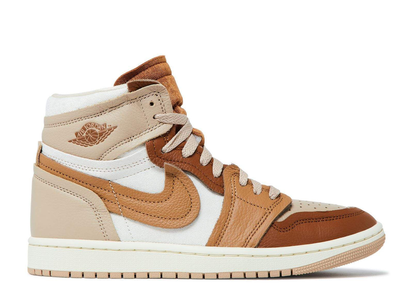 Wmns Air Jordan 1 High Method Of Make Legend Medium Brown Everlasting Sneaker...