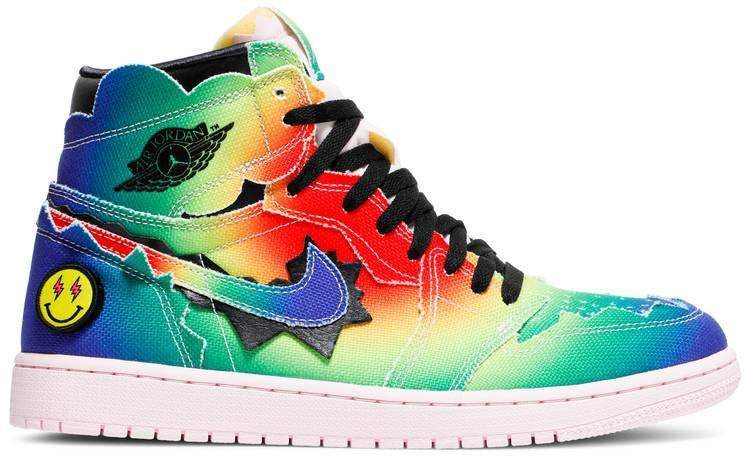 J Balvin x Air Jordan 1 Retro OG High ‘Colores Y Vibras Revered Footwear...
