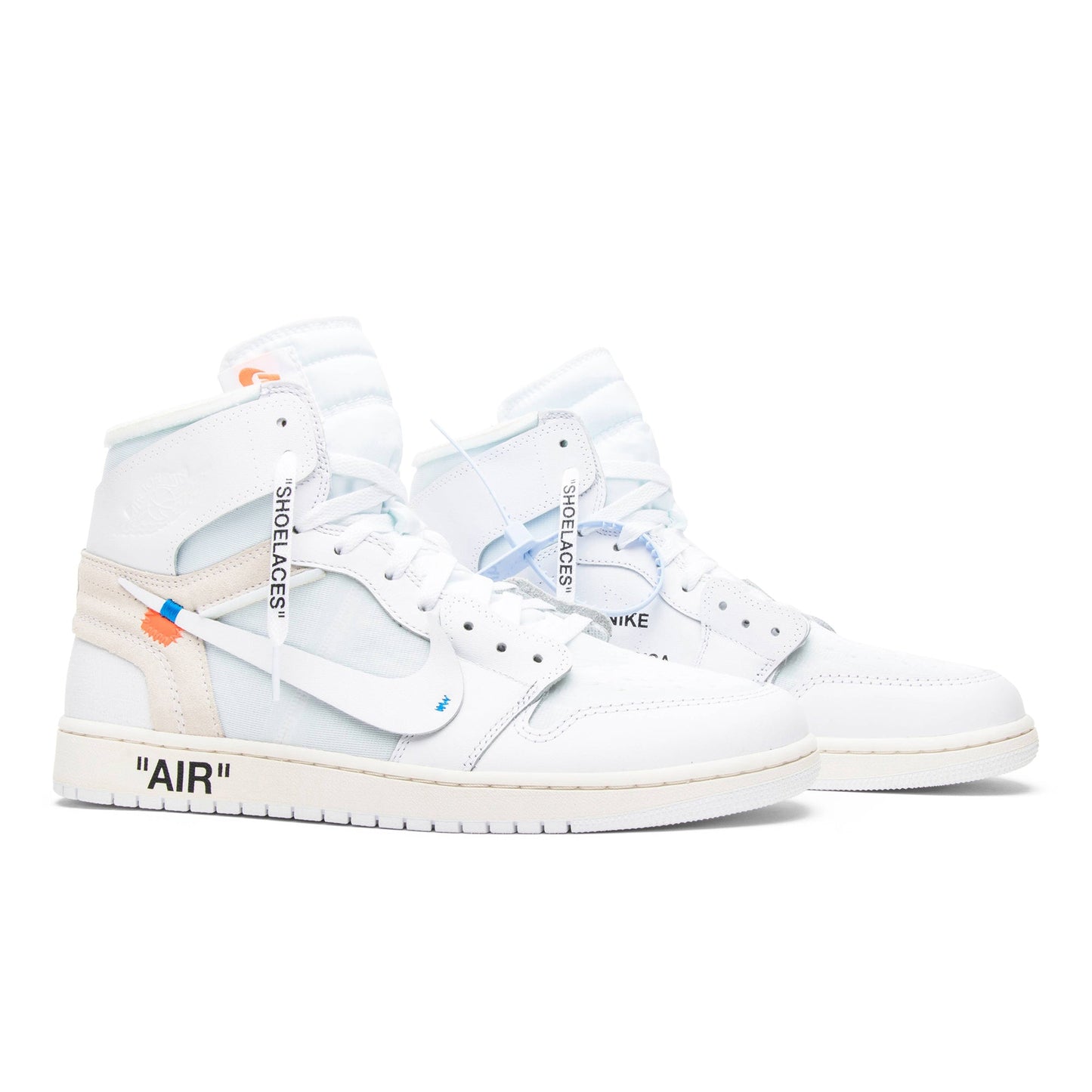 Off-White x Air Jordan 1 Retro High OG ‘White’ 2018 AQ0818-100 Sneakers - All...