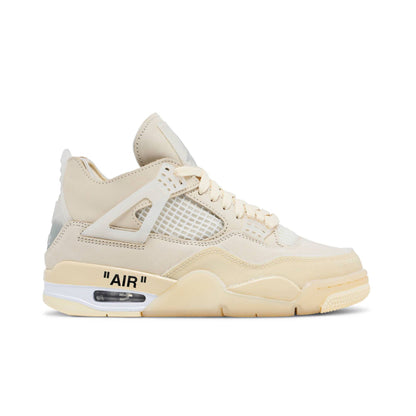 Off-White x Wmns Air Jordan 4 SP ‘Sail’ CV9388-100 Sneakers - Authentic